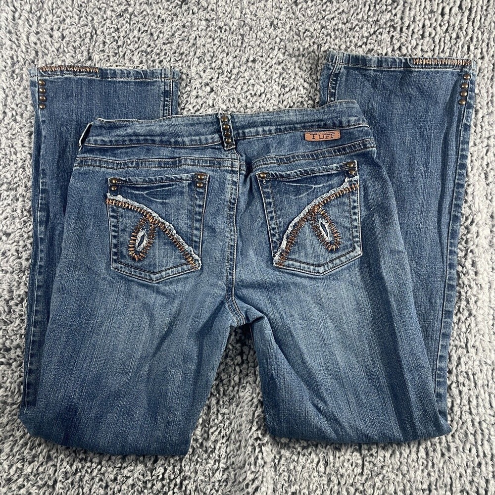 Cowgirl Tuff Copper Gypsy Bootcut Jean Women Size 34x33 Medium Wash Embroidered